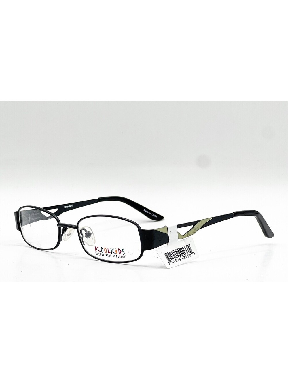 Koolkids 2523 C2 Black/Green Authentic Eyeglasses 47-16-125